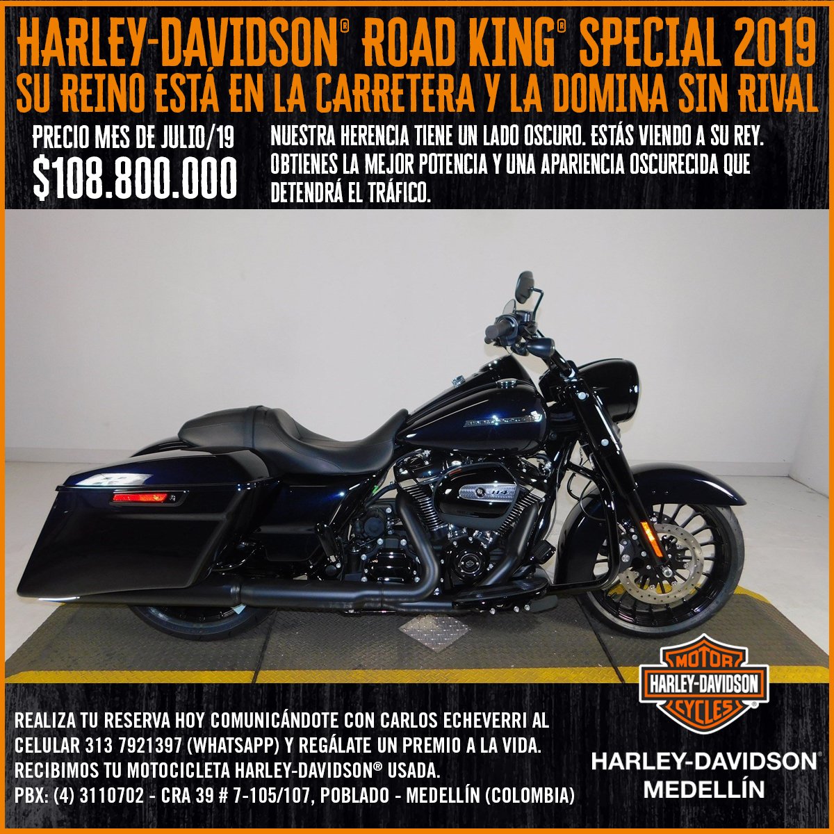 Harley Davidson Road King Special 2019 Midnight Blue Mobil Motor Terbaru Berita Review Panduan Membali Gambar Dan Lebih