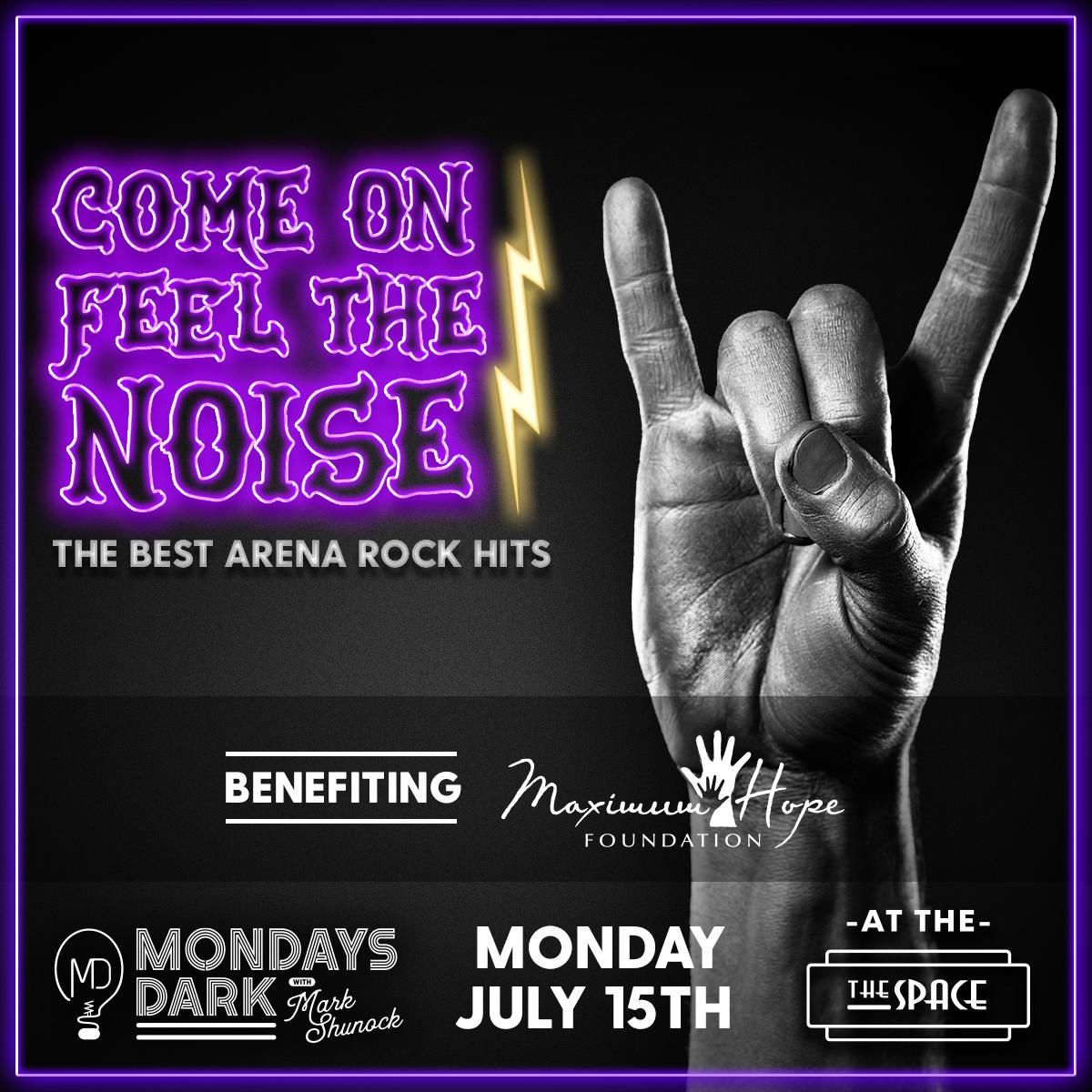 MaximumHopeKids's tweet photo. Get ready to #rock! We're raising #10kIn90Minutes tonight at @thespacelv with @mondays_dark! #Vegas #RocknRoll #FeelTheNoise #Philanthropy #HelpingFamilies #HelpingKids #MaximumHopeFoundation #MaximumHopeKids https://t.co/yhhL3rYf2e