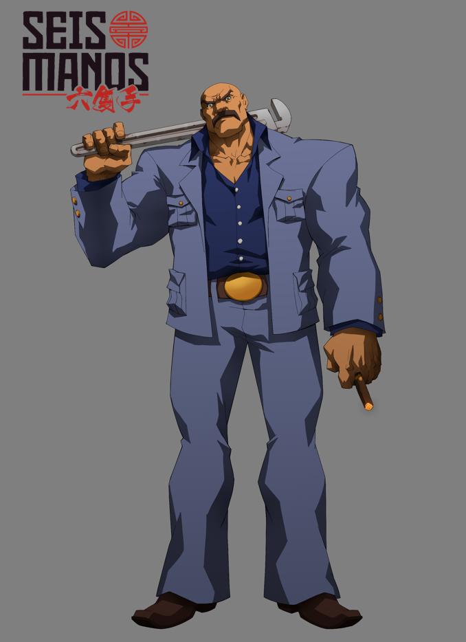 Introducing THE person you don't want to mess with... Seis Manos character, EL BALDE, voiced by the one and only Danny Trejo <a href="/officialDannyT/">Danny Trejo</a>!  Character design by Eddie Nunez <a href="/eddienunezart/">Eddienunezart</a> 
#SeisManos #VizMedia #Netflix