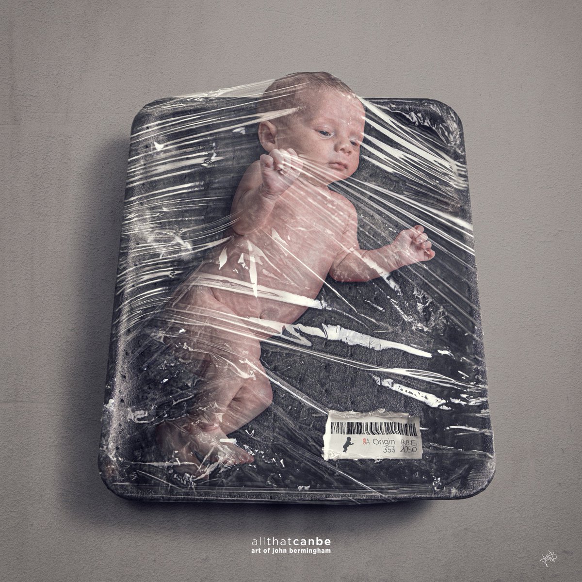 John Bermingham AIPF (@allthatcanbe) on Twitter photo Life in plastic...
Photographer / digital artist: <a href="/allthatcanbe/">John Bermingham AIPF</a>
#photooftheday #picoftheday #plastic #life #cool #baby #newborn #conceptual #photography #conceptualart #digitalart #ecoart #irishart #irishartist #allthatcanbe #future #pollution #wrap #darkart Life in plastic...
Photographer / digital artist: <a href="/allthatcanbe/">John Bermingham AIPF</a>
#photooftheday #picoftheday #plastic #life #cool #baby #newborn #conceptual #photography #conceptualart #digitalart #ecoart #irishart #irishartist #allthatcanbe #future #pollution #wrap #darkart
