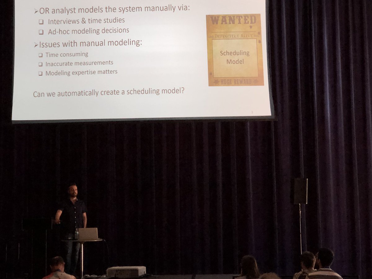 avigalgal's tweet photo. #Learning #Scheduling #Models from #Event #Data, an excellent talk given by @arikandlalik at #icaps2019 https://t.co/5lZVmTa5vR