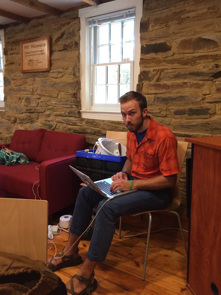 gpcPECfellow's tweet photo. Still at work on our practicums! Ben and I are still using @googleearth to find viable stream sites and preparing a plan for our stream assessment (which starts Wednesday). @chesapeakebay #protectourstreams #pecfellows https://t.co/WYx9ATeB5N