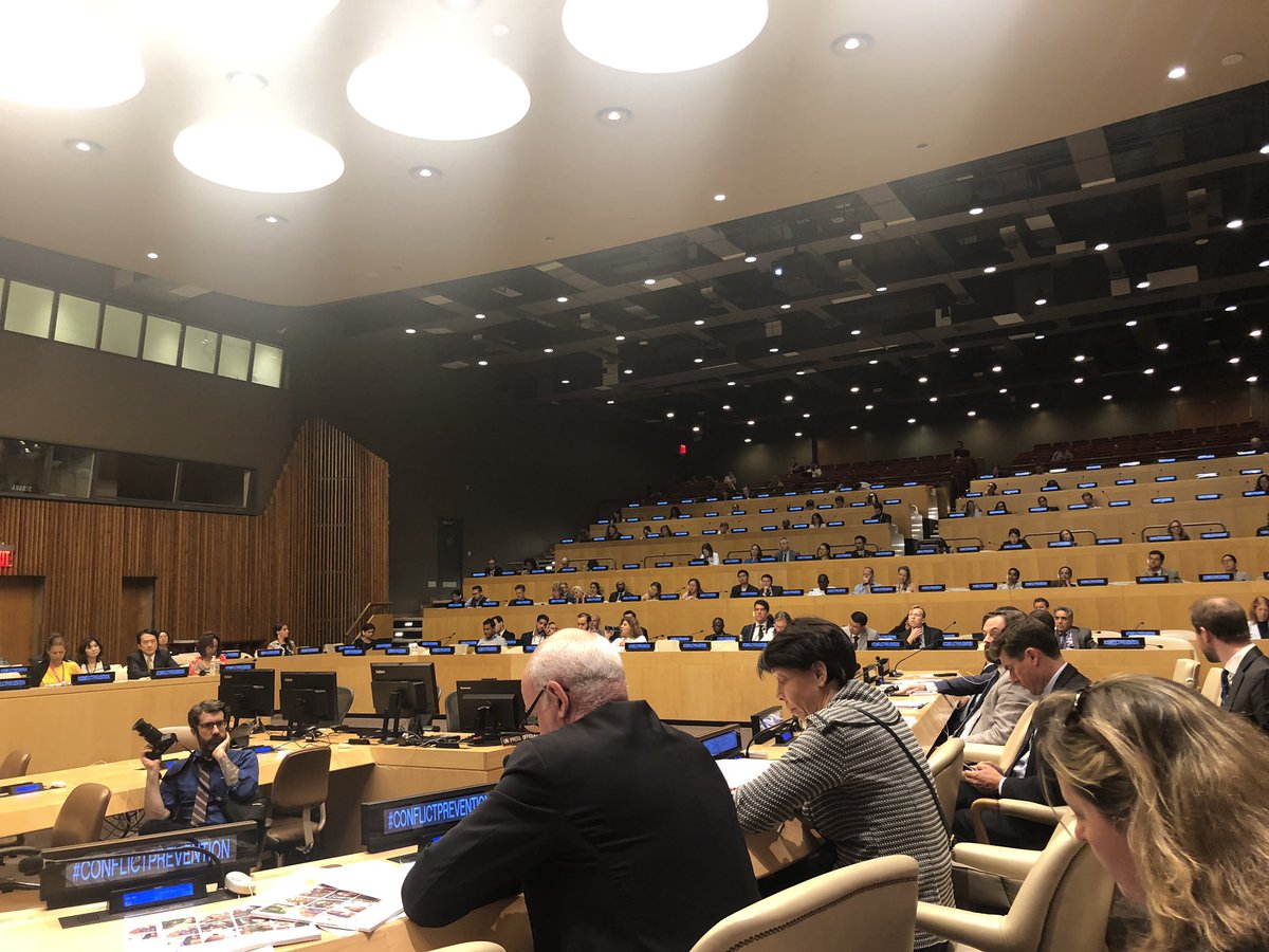 EU extends its commitment to support the Joint @UNDP @UNDPPA Programme - Building National Capacities for #ConflictPrevention, applauds Peace & Development Advisors- calls it one of the most innovative programmes w/ national ownership as its core agenda- @EU_Commission #HLPF2019