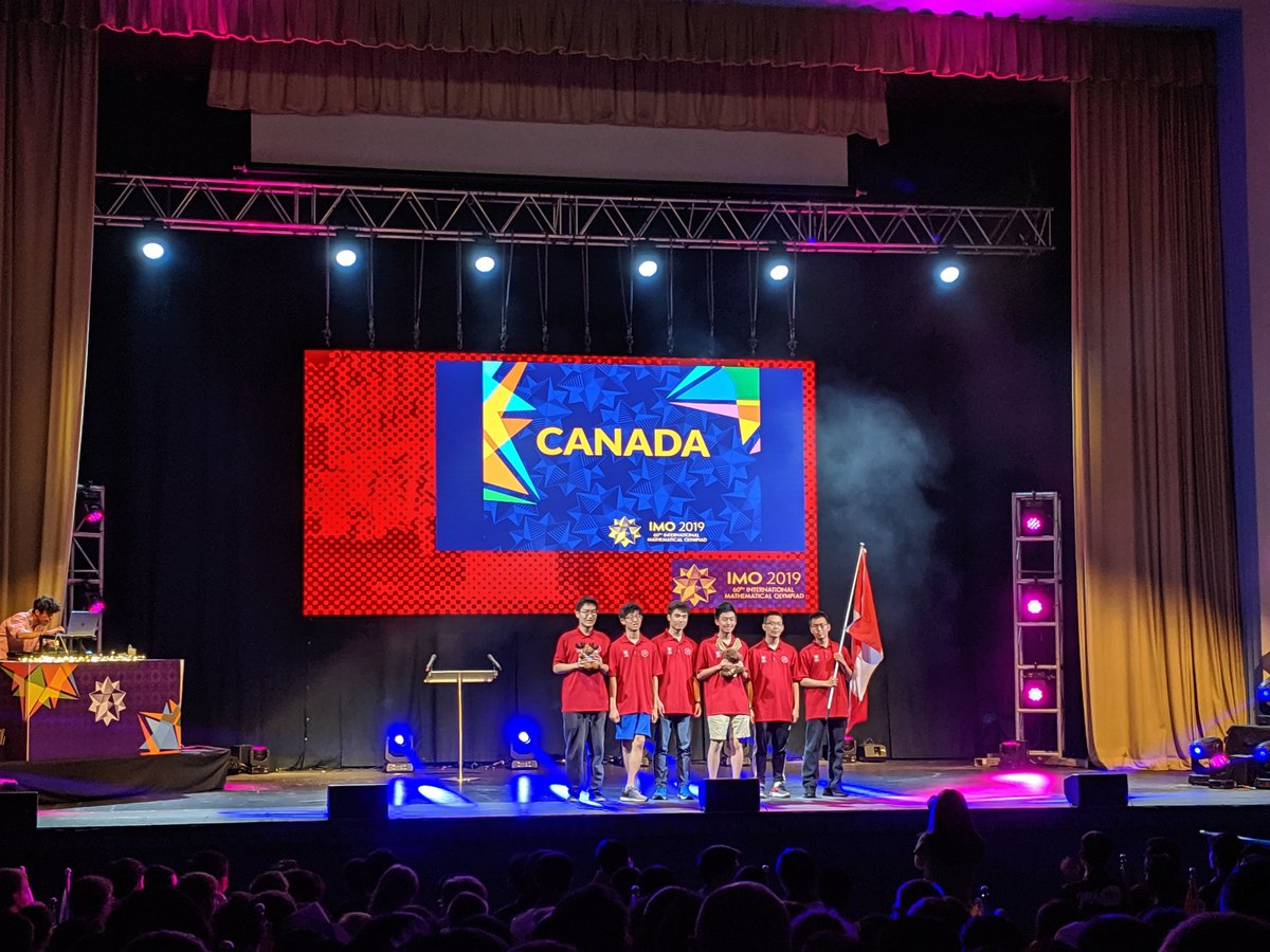 GO TEAM CANADA, GO!

Math Team Canada arrives in Bath, UK for the International Mathematical Olympiad.