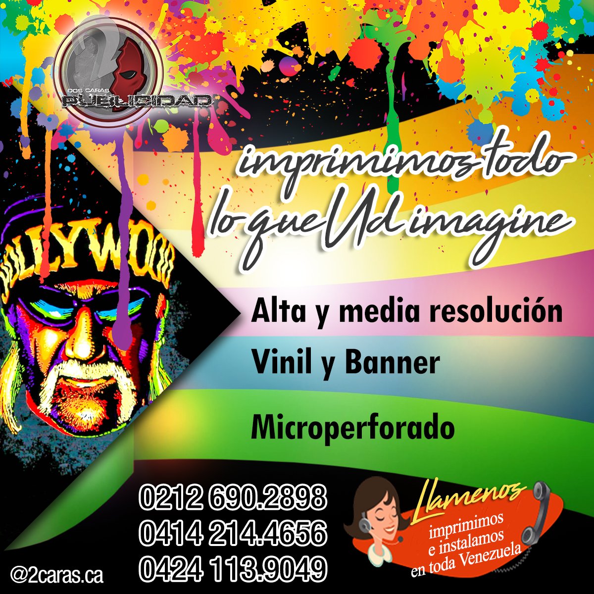 2carasCa's tweet photo. Creamos y desarrollamos todo en materia de #publicidad

📞 0414-2144656 | 0424-1139049 | 0212-6902898
📧 2caras.ca@gmail.com
Dos Caras Publicidad, la otra cara la pone Ud.
#2carasca #Caracas #displays #stands #banner #microperforado #branding #diseño #imagencorporativa 🇻🇪 #15Jul https://t.co/8Pmv7gmWHO