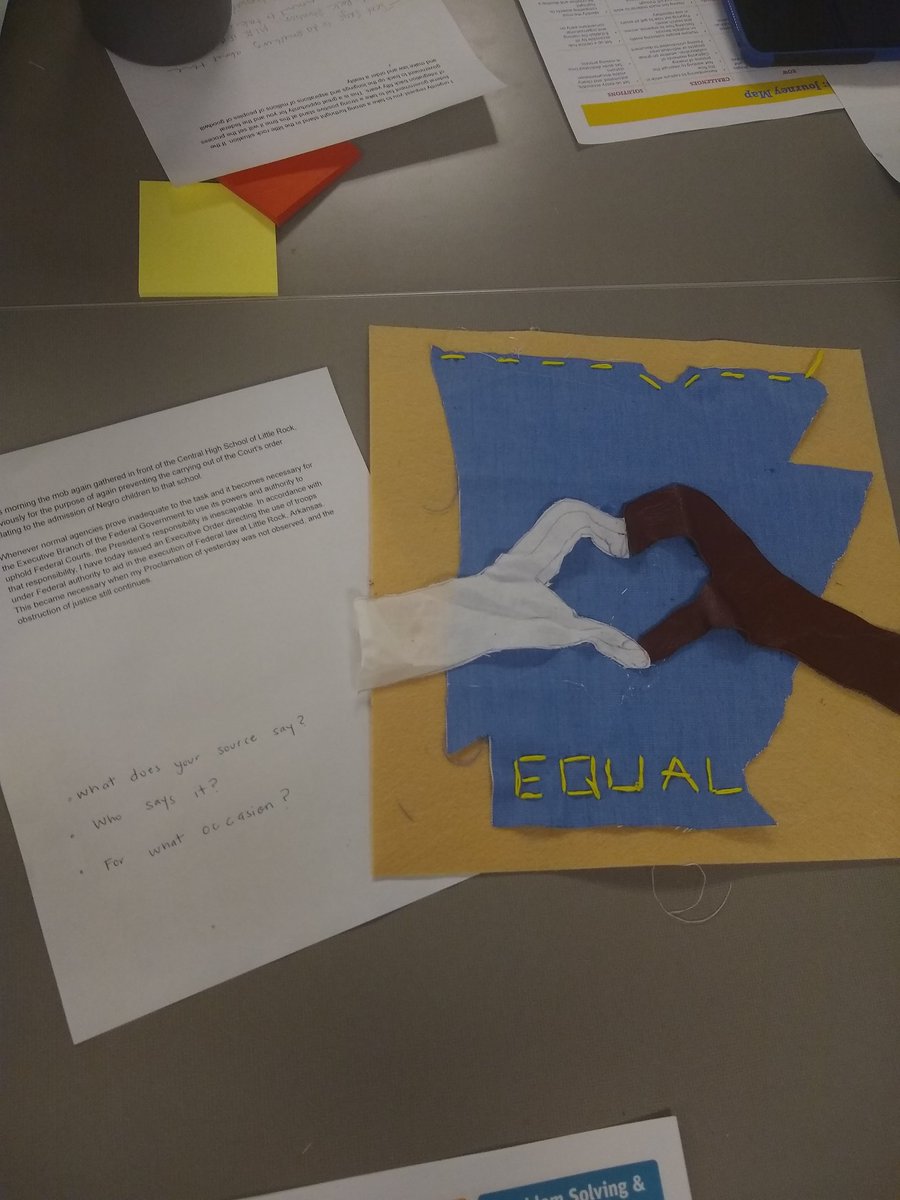 drdianaalbanez's tweet image. Meshing history and making!
#MakeToLearn Having Ss create tools that will assist them with understanding primary sources and during their discussions ! #InfyPathfinders @MakerEduCollect