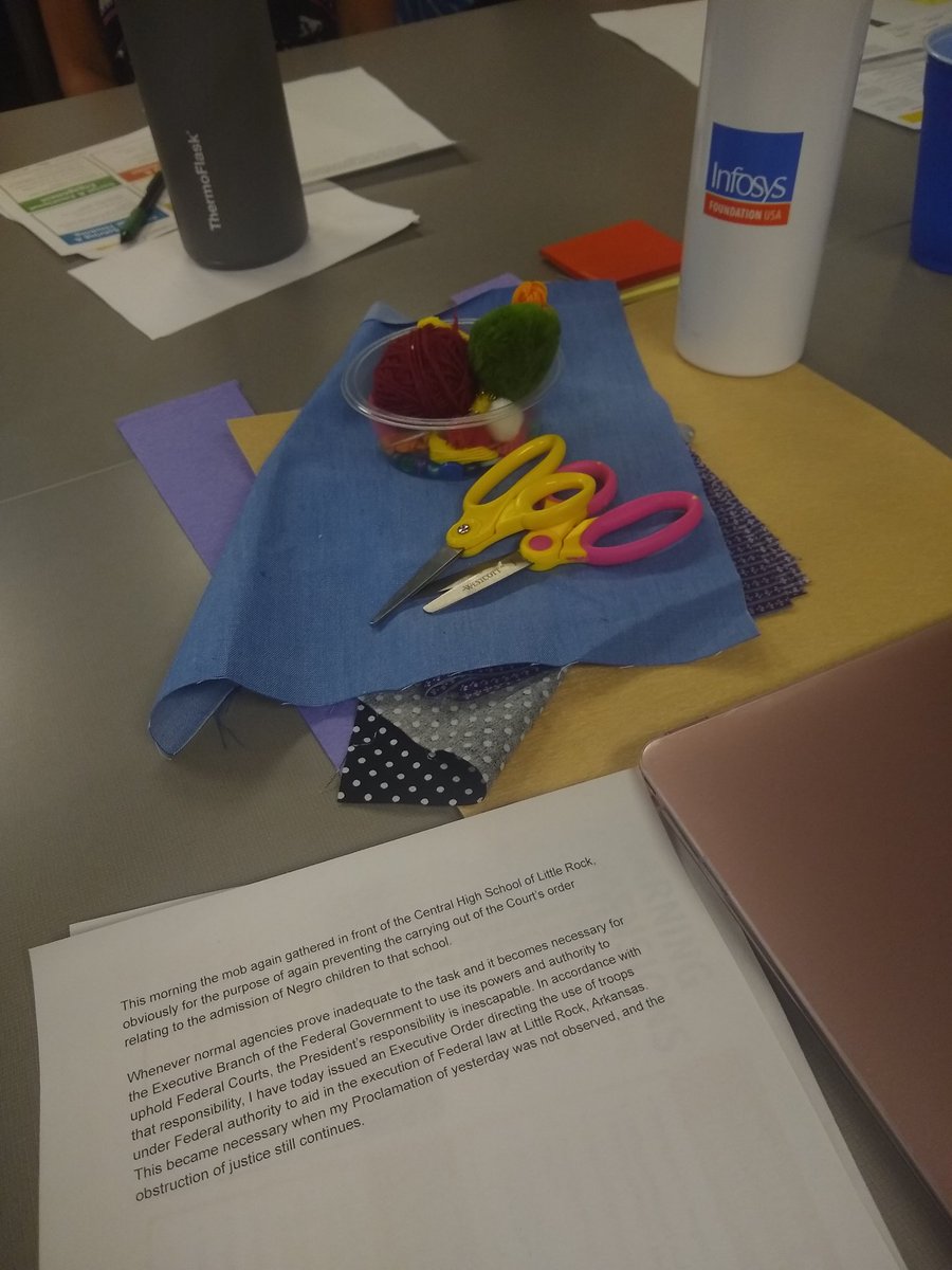 drdianaalbanez's tweet image. Meshing history and making!
#MakeToLearn Having Ss create tools that will assist them with understanding primary sources and during their discussions ! #InfyPathfinders @MakerEduCollect