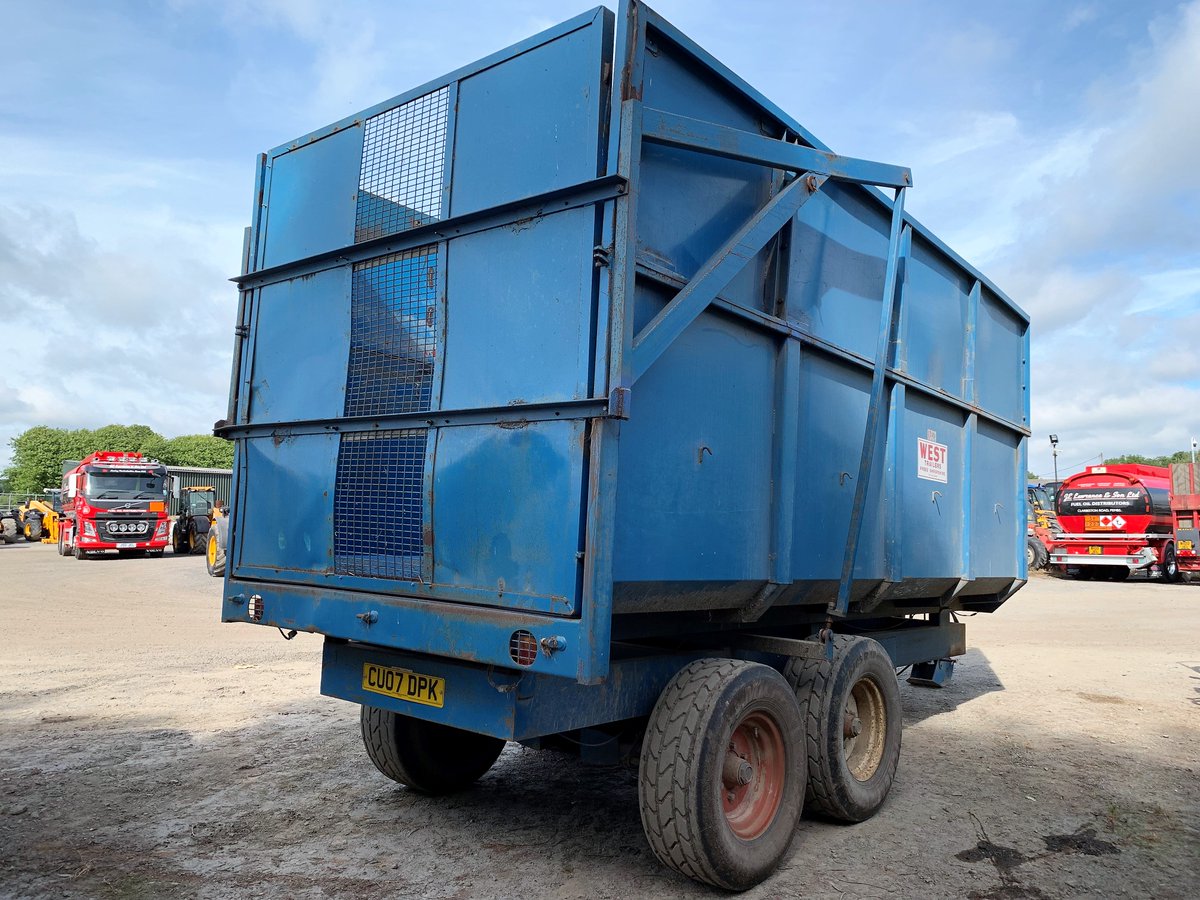 Choice of West 10T silage trailers £4,250 plus VAT