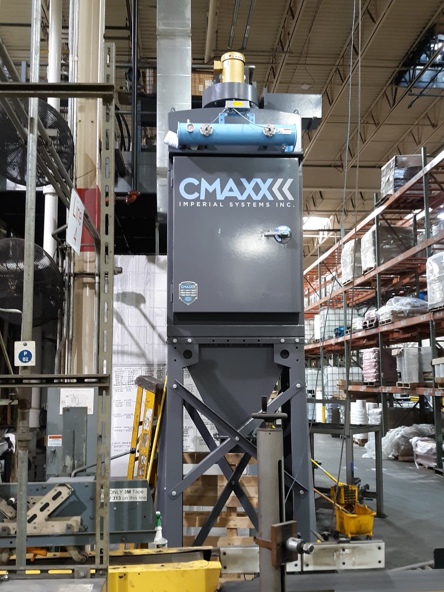 design_cardinal's tweet photo. Completed Install for a company in Solon, Ohio.
This is the second @ImperialSystems dust collector they bought from us.

#dustcollector #dustcollectors #dustcollection #filters #filterreplacement #airfiltration #engineering #ductwork #ductdesign #manufacturing #grinding #cnc https://t.co/JuXSv2jIqT