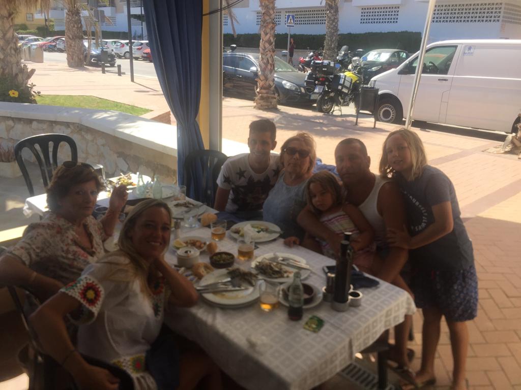 En familia mejor imposible