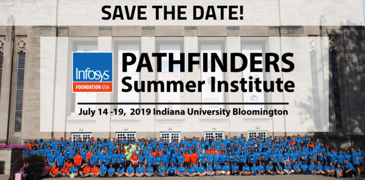 mobilecsp's tweet image. .@InfyFoundation Pathfinders Summer Institute 2019 program is happening #NOW. #InfyPathfinders  #MobileCSP