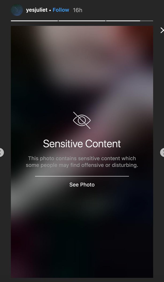Sensitive content фильтр