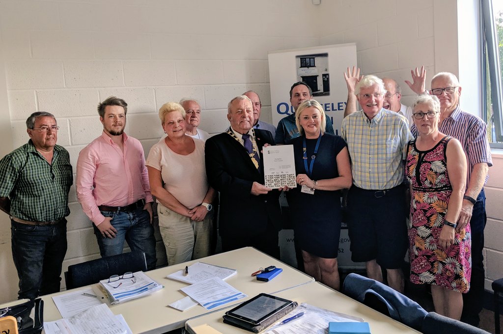 Very pleased to present Quedgeley Town Council with their LCAS Gold award this evening. A high achieving local council with a driven and passionate group of councillors, investing in the future of people and places. Well done.