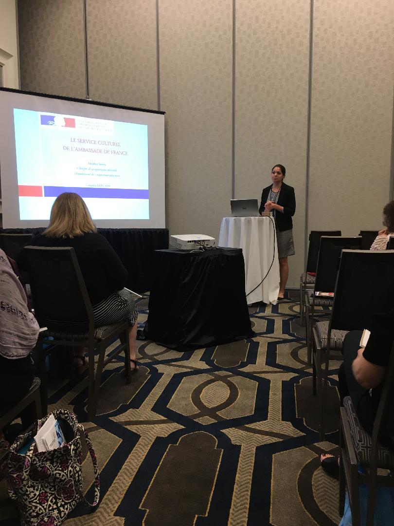 VoicesforFrench's tweet image. Attending wonderful sessions at  #AATF19 in Philadelphia today.