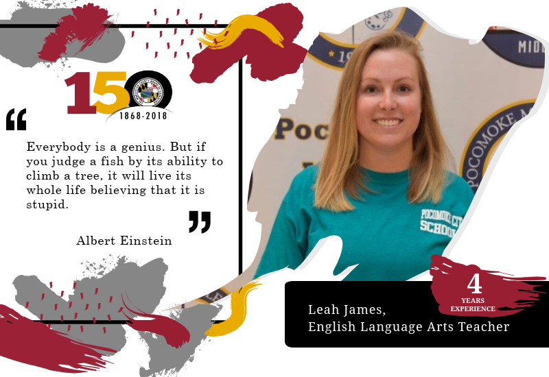 WorcesterHR's tweet photo. This week's #WCPSStaffFeature is Leah James from @PocomokeMiddle. 

#WeAreWorcester https://t.co/BcX3T9AYHS
