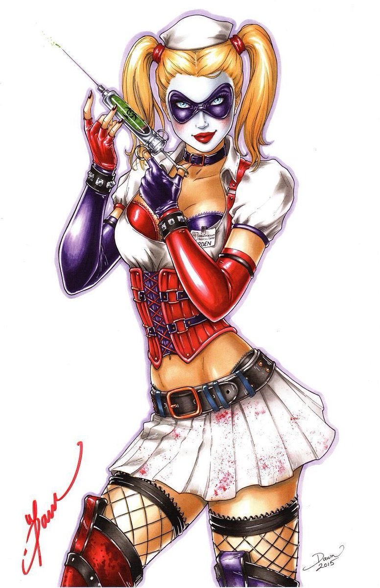 Nevah met him!"Heroic portrayal of Harley Quinn Lesbian (fem/futa)Ship...