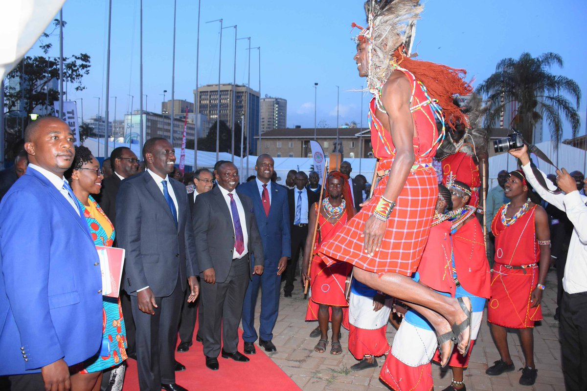 At the Kenya Exporter of the Year Awards (KEYA) and Exhibition, KICC, Nairobi County.