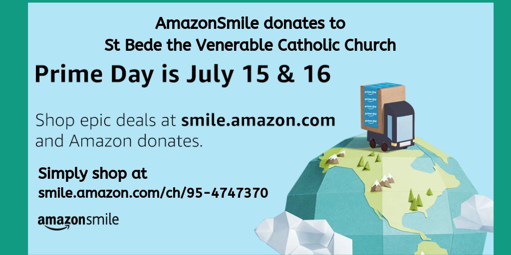 bedecommunity's tweet image. Simply shop at smile.amazon.com/ch/95-4747370 and AmazonSmile donates to St Bede the Venerable Catholic Church @bedecommunity