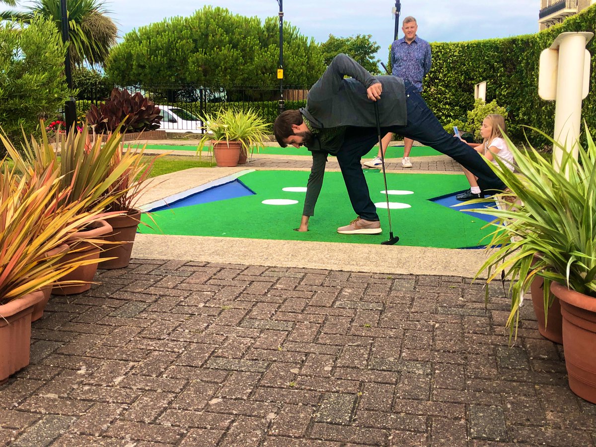 📸 | We loved hosting World Champion <a href="/marcchapman/">Marc</a> &amp; <a href="/matthew_gerrard/">Matthew Gerrard</a> for a game of Minigolf this evening! Tune in to <a href="/BBCRadioKent/">BBC Kent</a> next Monday evening at 9pm to find out the results! 

#Minigolf #Broadstairs