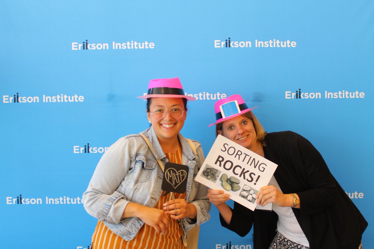 eriksonmath's tweet photo. Some great photos from our MEME Early Math Summer Institute last week. The photobooth! A fun and enlightening week indeed! #iLoveEarlyMath https://t.co/KuRw5S0pB2