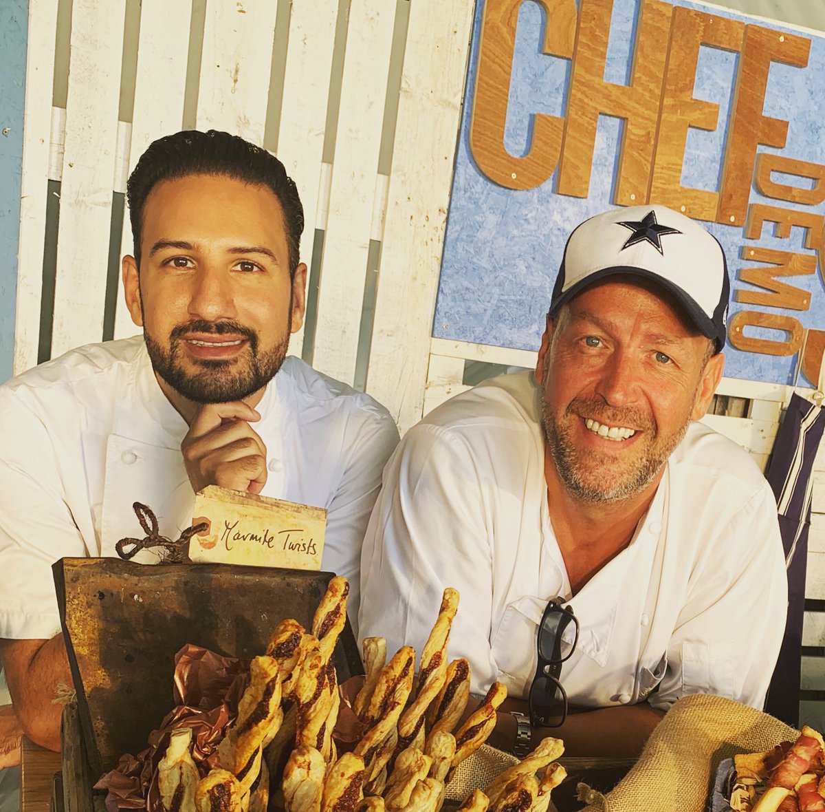 Just b4 demoing yesterday <a href="/Pubinthepark_/">Pub in the Park</a>  with <a href="/DeliciousKirby/">Delicious_Kirby</a>  what a great experience. We had so much fun thanks for having us <a href="/ChefTomKerridge/">Tom Kerridge</a>