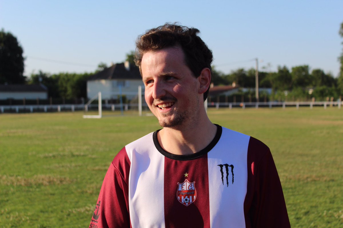 OlympikFC's tweet photo. [RÉTRO] 
24. C'était déjà il y a 24 heures.. Le temps passe si vite.
Le 14 juillet 2019 à 21h, nous sacrifions le FCCC d'un score lourd comme les guiboles de Guillaume Bouet en fin de match. 7 à 1.
Un souvenir à jamais gravé dans la tête de nos joueurs. https://t.co/l7rHKTmWXb