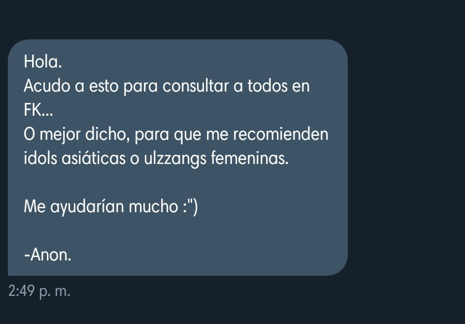 DispatchFake's tweet image. ㅤㅤㅤ☀ ; @/anónimo
ㅤㅤㅤㅤʚ  ⌠  AYUDA

ㅤ✦﹙¿algún fc que le recomienden?