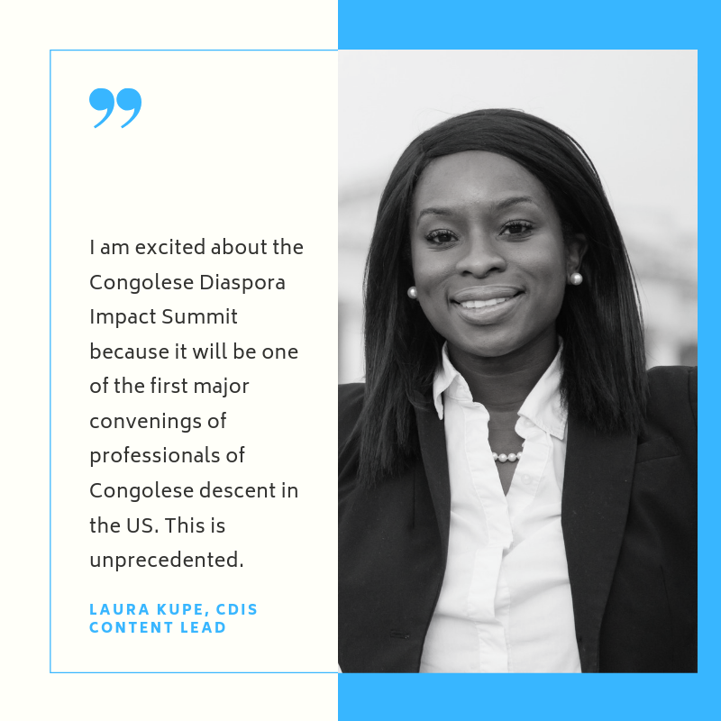 Congodisummit's tweet photo. @Semhar has encouraged African immigrant communities in the U.S. to #CreateTheSpaces they wished existed. The @Congodisummit steering committee was inspired by these very words. The Congolese Diaspora Summit is happening in NYC on Sept. 21, 2019. #Diaspora #DRCongo #CDIS2019 https://t.co/UWUPtlquy6