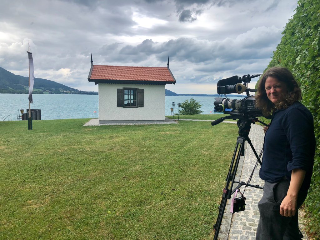 bernaweg's tweet photo. Joy to work with cinematographer Judith Benedikt on both @devotifilm &amp; #WeConduct. Here in Austria shooting #Mahler's cottage where he loved to write while producer @elizabethkarr keeps the home fires burning! Grateful for my team. #filmmaking #documentary #WomenInFilm https://t.co/awJOI7AKxG