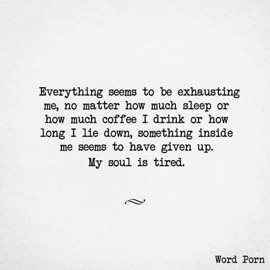 sad tired quotes