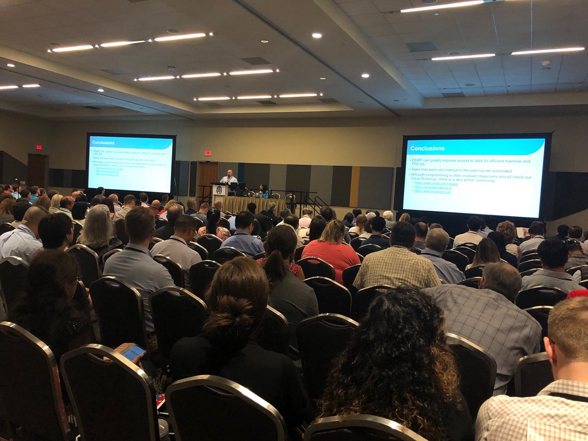 PhDpingxia's tweet photo. Automation in Radiotherapy is a hot topic in AAPM annual meeting in San Antonio #AAPM2019 #CleClinicCancer https://t.co/6kV9ByGxHo
