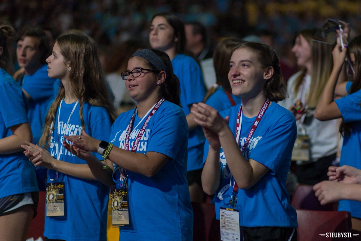 archstl's tweet photo. This past weekend, many teens from #CatholicSTL attended the first week of  @steubystl held at @missouristate

Who is headed there for week two this weekend? https://t.co/xousdFvul8