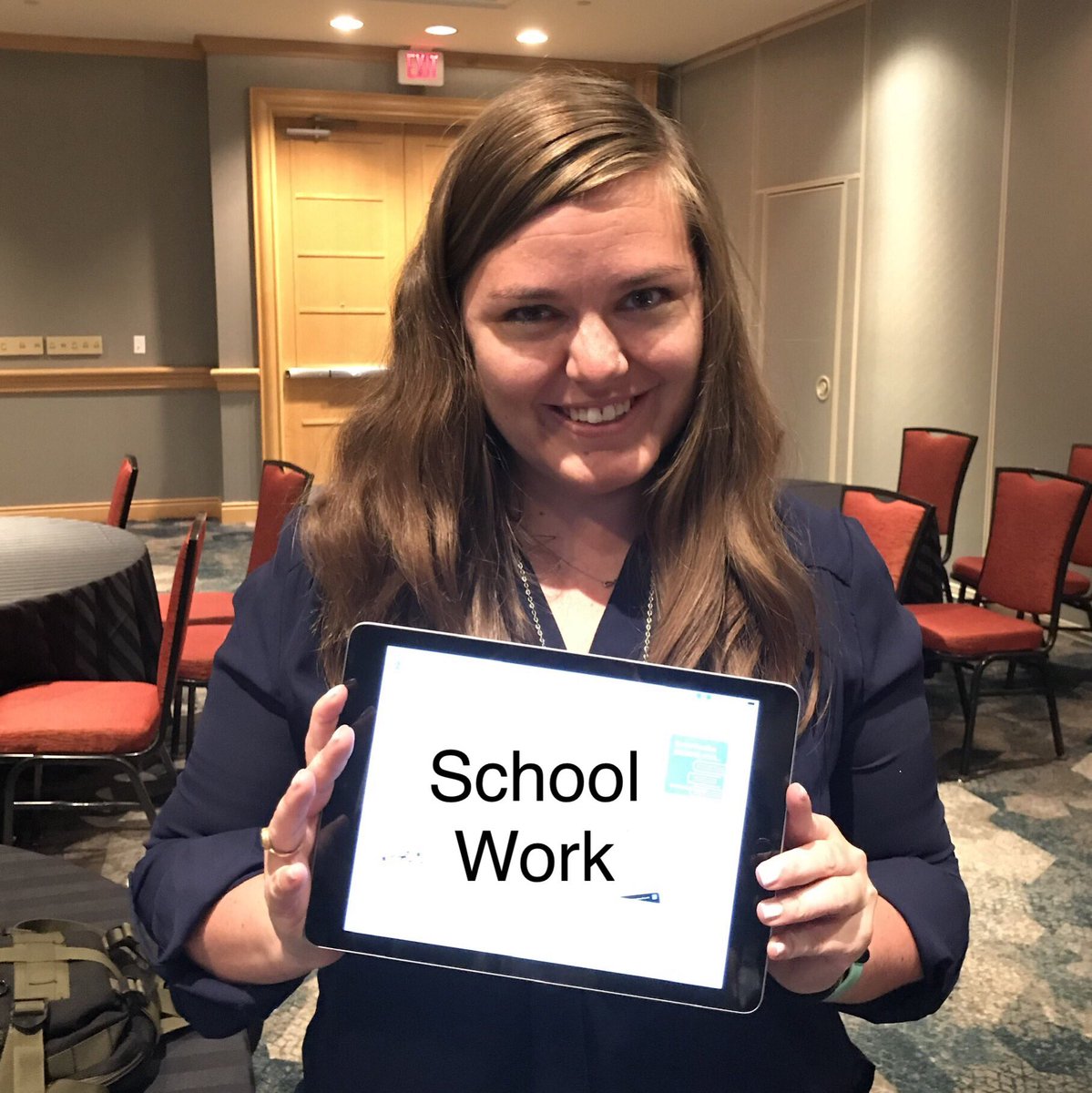 Av3rill's tweet image. Jess Morton ROCKS! She programmed the School Work app! #FemaleProgrammer @j_mo325 #ADE2019