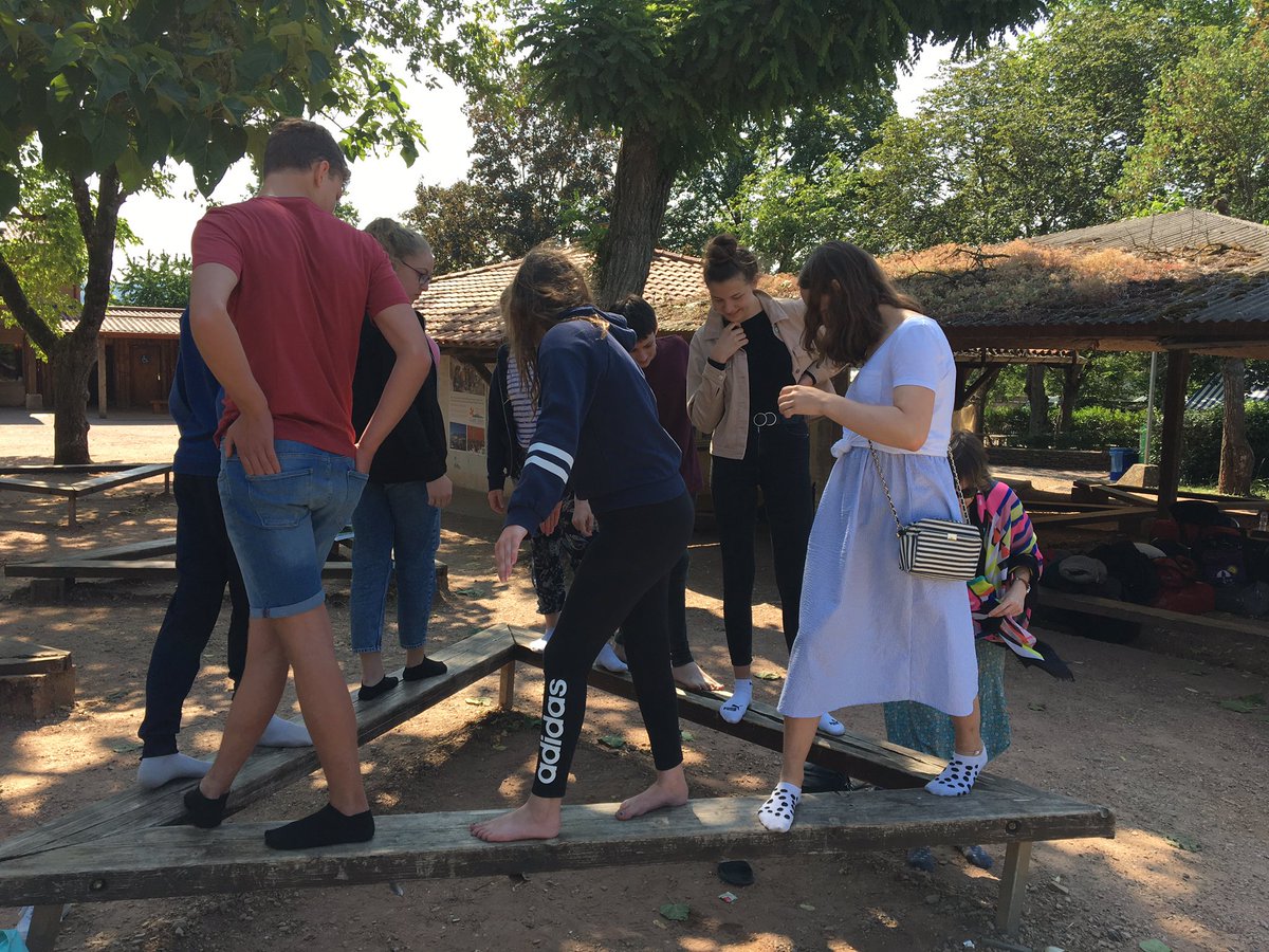 HighTaize's tweet photo. We got into small groups that we’ll be in for the rest of the week today. We’ve met Germans, Belgians, Swedes &amp; Spaniards. Such an inspiring bunch! #taize2019 #incredibleopportunities https://t.co/1YEiD4tOyo