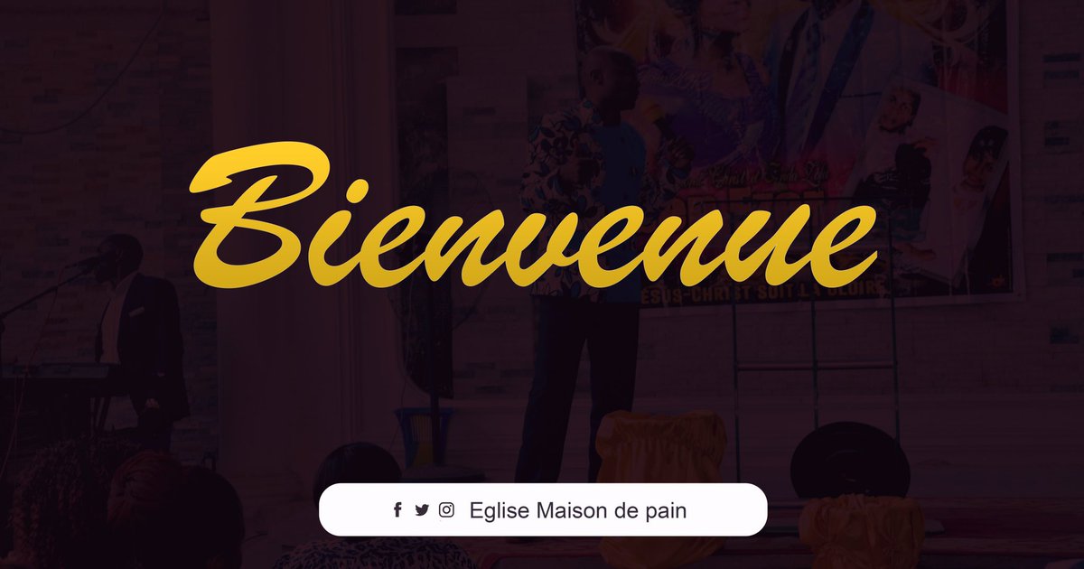 maisondepain's tweet image. Bienvenue Notre Compte Twitter. Vous y trouverez des informations concernant l&apos;église, des méditations ainsi que les différents programmes de l&apos;église