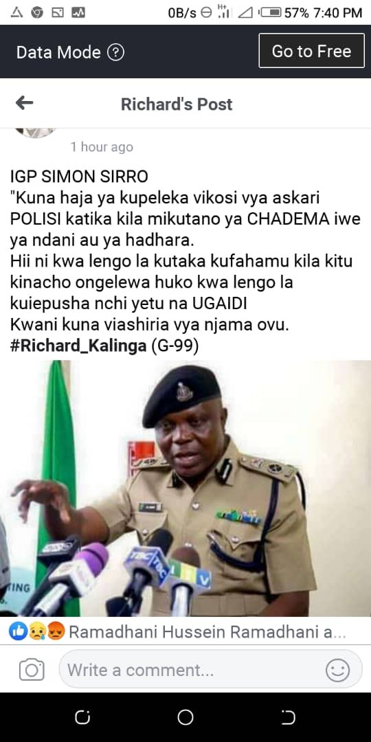Vicent_mashinji's tweet photo. Ili kuondoa huu utata, ni vyema ikawa mikutano ya hadhara tu ili kila mmoja asikie huo ugaidi unaopangwa. 
Haya mambo ya Siri Siri si mazuri sana. 
Agiza am OCD waanze kuruhusu mikutano ya hadhara ili kuondoa usumbufu wa polisi kuvamia ofisi za watu kama ilivyotokea Arusha https://t.co/6T2JqO2ymk