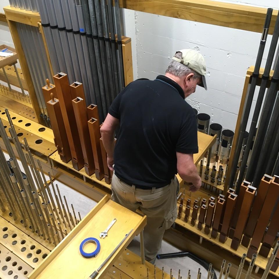 jacksonryanarch's tweet photo. Jackson &amp; Ryan is excited that installation of the organ has begun at The Basilica of the National Shrine of Mary, Queen of the Universe in Orlando. Jackson &amp; Ryan designed the organ cases in close coordination with Schoenstein and New Holland Church Furniture. https://t.co/6FVLCcLOgQ