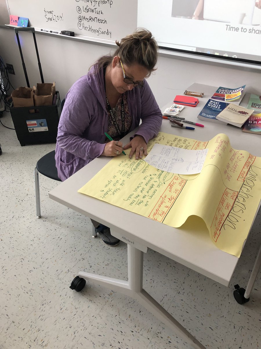 mmatp's tweet photo. #LynnUDL Week 2 Day 1. Digging into #InnovatorsCompass w @hillarygfphdatp Such a powerful tool for problem solving @ElaBenUr @KarenJan https://t.co/D4wyY5Ptkd