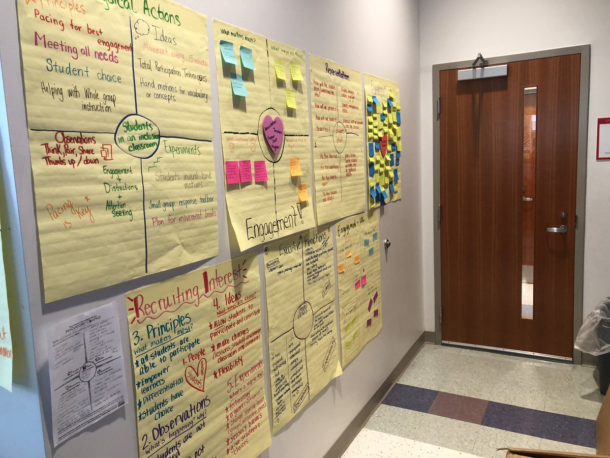 mmatp's tweet photo. #LynnUDL Week 2 Day 1. Digging into #InnovatorsCompass w @hillarygfphdatp Such a powerful tool for problem solving @ElaBenUr @KarenJan https://t.co/D4wyY5Ptkd