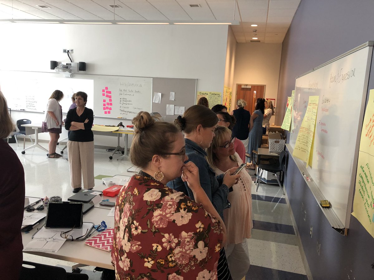 mmatp's tweet photo. #LynnUDL Week 2 Day 1. Digging into #InnovatorsCompass w @hillarygfphdatp Such a powerful tool for problem solving @ElaBenUr @KarenJan https://t.co/D4wyY5Ptkd