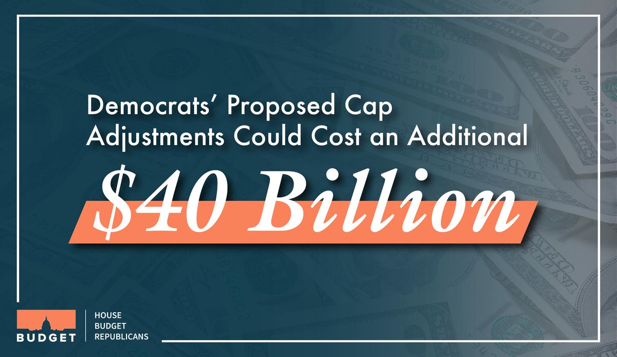 HouseBudgetGOP's tweet photo. The fiscal year is coming to a close and negotiations on budget caps and appropriations are in full swing.
However, new proposed cap adjustments come with a massive price tag.
Read our #BudgetDigest for the details ➡️https://t.co/eTu9fZFa4N https://t.co/KuMEpZnWLe