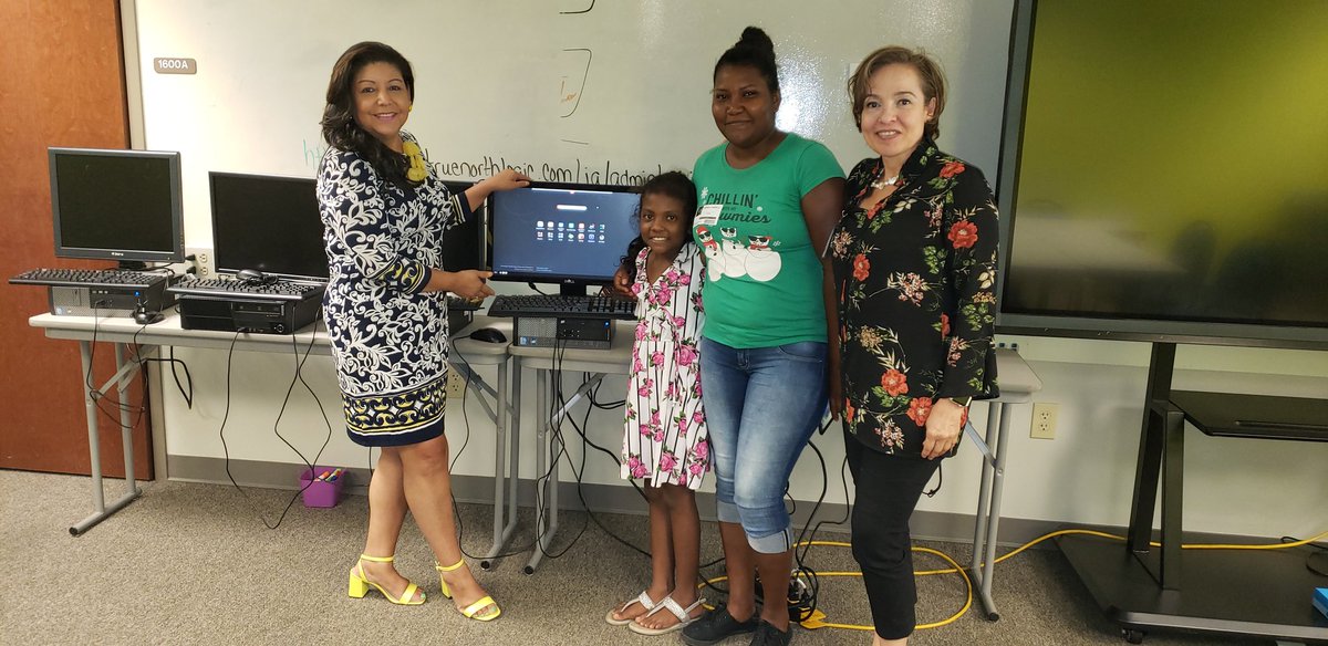 WCPSS Family and Community Engagement (FACE) (@wcpssface) on Twitter photo Closing the Digital Divide, One Family at a Time. We are giving 30 desktops to ELLs. <a href="/WCPSSEquity/">WCPSS Equity Affairs</a>
<a href="/RangelMariarosa/">Dr. MariaRosa Rangel</a> Closing the Digital Divide, One Family at a Time. We are giving 30 desktops to ELLs. <a href="/WCPSSEquity/">WCPSS Equity Affairs</a>
<a href="/RangelMariarosa/">Dr. MariaRosa Rangel</a>