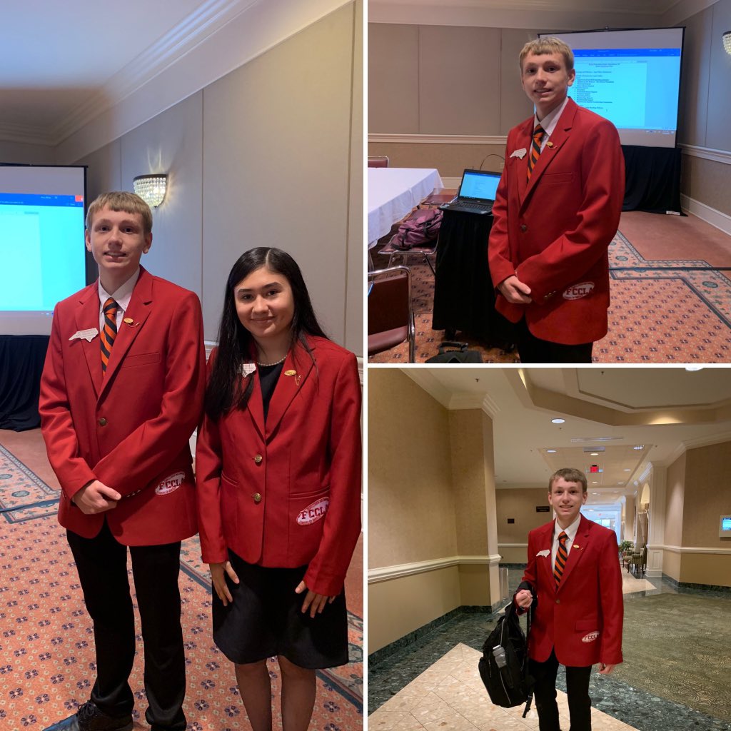 Our FCCLA State Officer is ready for NCCTE Summer conference. @JCPSCTE @MaryMennella1 @WJHSCTE @NCFCCLA @NcacteE @NCFCSEd