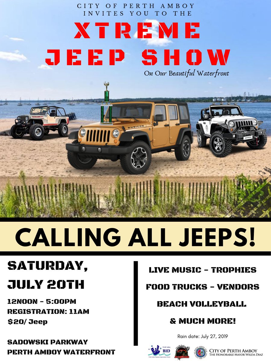 PerthAmboyBID's tweet photo. Happening this Saturday in #PerthAmboy @MayorWildaDiaz @perthamboypd @perthamboyoem @PerthAmboyFire @VisitMiddlesex @MiddlesexCntyNJ @LUISODLH @bertbaronradio @1450WCTC @njisntboring @healthforyouths @Alameda_Center @Jeep @MiddlesexCntyNJ @OnePPLOneHeart @PRAHD @FiOS1NewsNJ https://t.co/mLL8IVCZn8