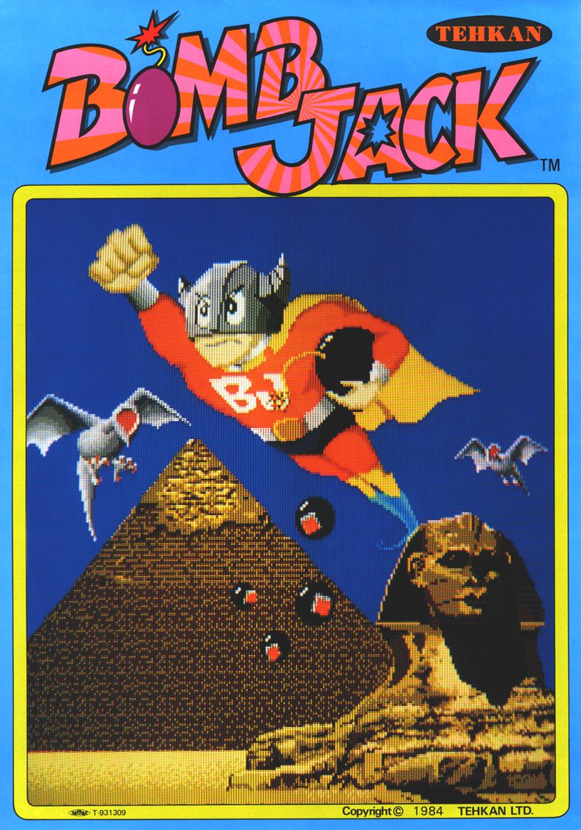 JazRignall's tweet image. 35 years ago this month, Tehkan's Bomb Jack coin-op was launched in the UK. I remember being absolutely stunned by the game's gorgeous sprites and backdrops - they were amazing for their time. The music was fabulous too, as indeed was its gameplay. A golden age classic!