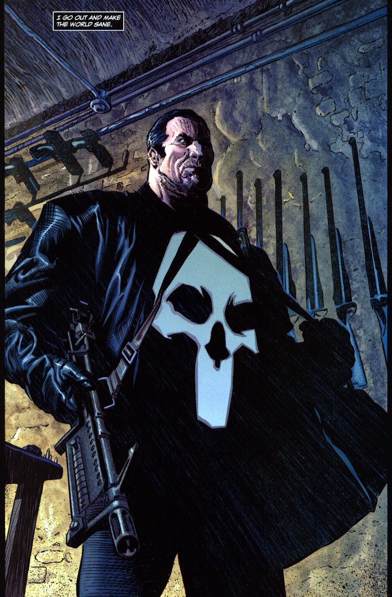 NerdFacts1's tweet photo. During the first superhero Civil War the Punisher aka Frank Castle saved Spider-Man's life. -D https://t.co/2U5SbyFEw8