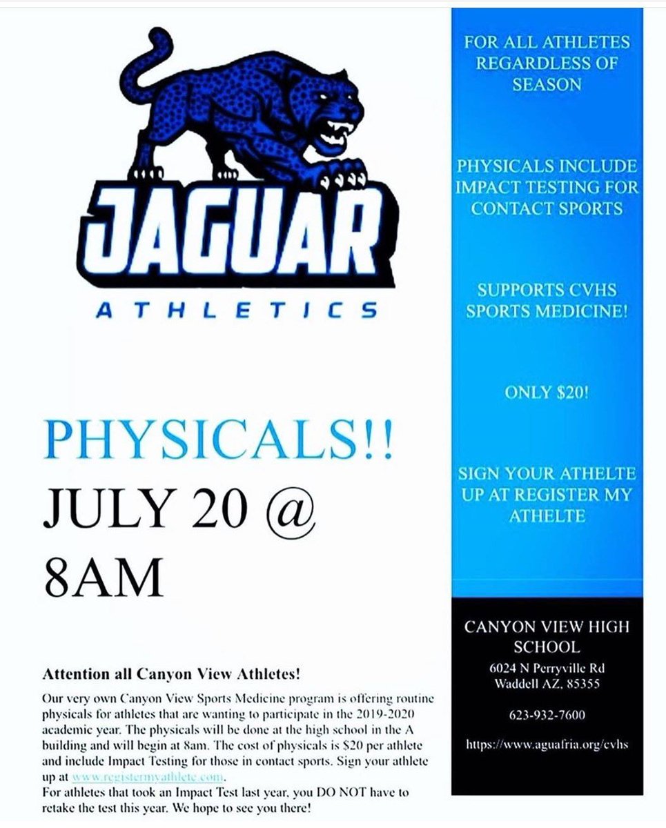 Sport Physical 
#getitdone
