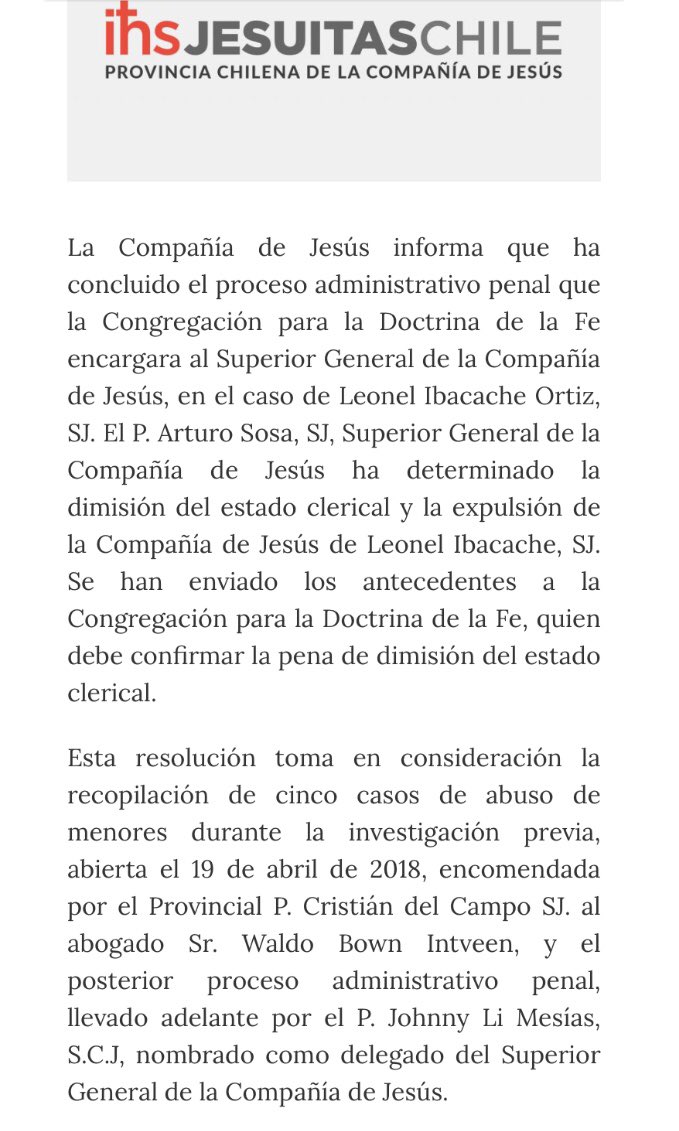 Resultado de imagen para padre Leonel Ibacache sj