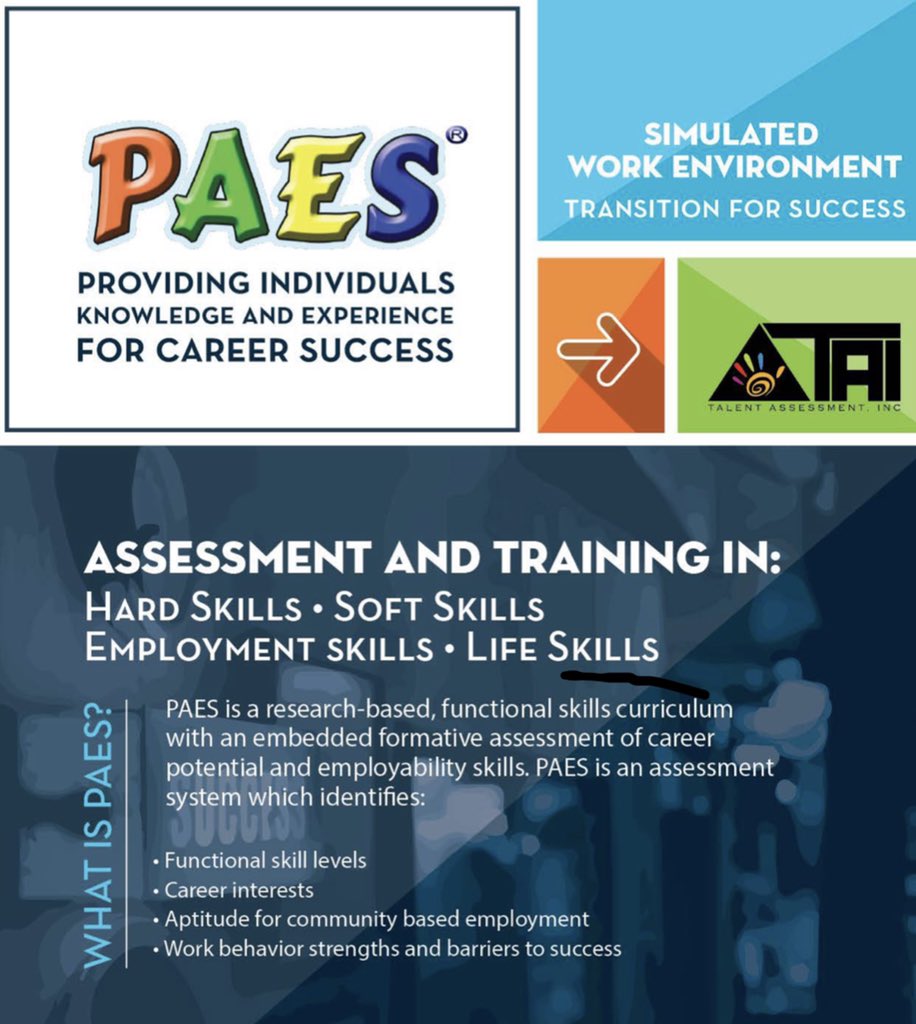 MsVandeborne's tweet photo. What are you doing to prepare your students for direct entry into the workforce? Let me know if you are interested in finding out more about our research based PAES Simulated Work Environment! #workforceready #successplanning #careerskills #HandsOn #datadriven #researchbased https://t.co/7qmV1QUp8b