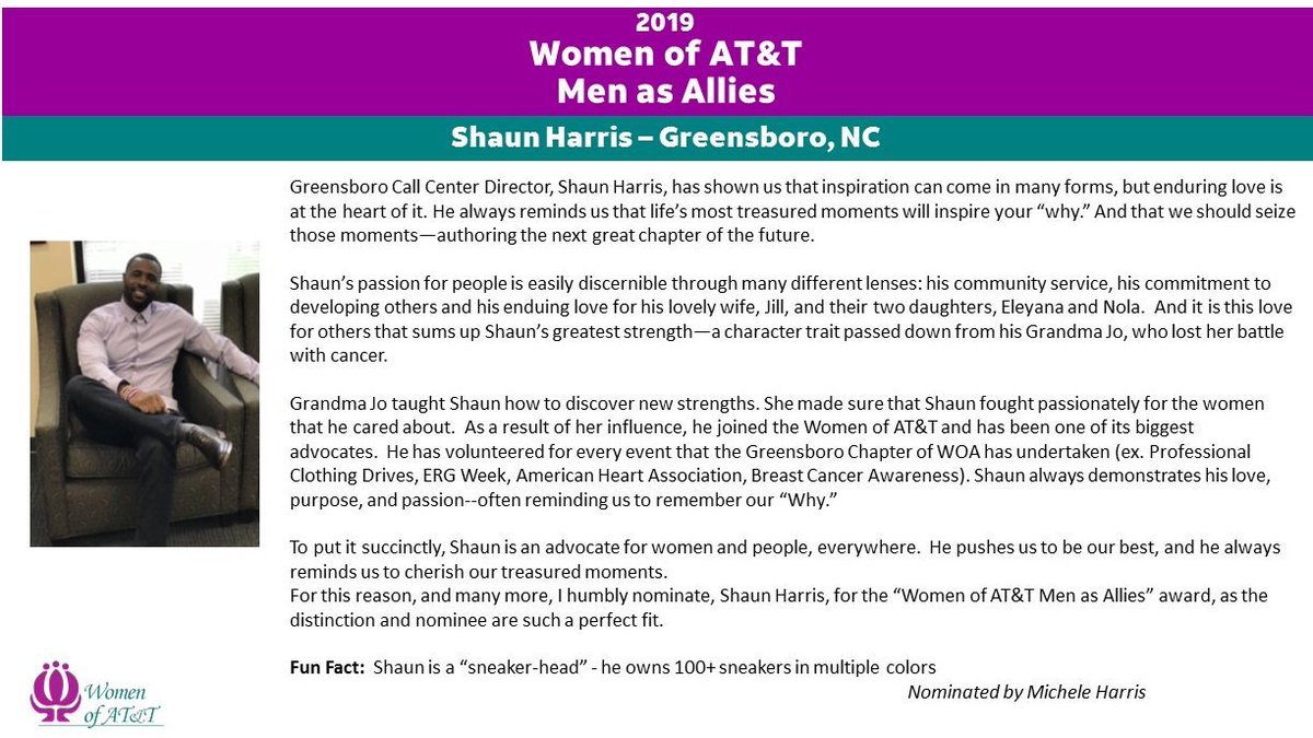 Wow,  <a href="/WomenOfATT_ERG/">Moataz Mahmoud</a>  what an honor it is to be recognized for this distinction.  I appreciate my family and all the amazing servant-leaders in my life who made this moment possible. #WeBelieve